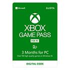 Microsoft Xbox Game Pass 3 Months Card for PC