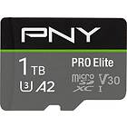 PNY Pro Elite microSDXC Class 10 UHS-I U3 V30 A2 100/90Mo/s 1To
