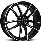 Brock Wheels B38 Black Full Polish 8x19 5/112 ET44 CB57.1