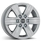 MAK Wheels Stone 6 Silver 7.5x17 6/130 ET60 CB84.1