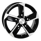 Image Strong Gloss Black Polished 6.5x17 5/160 ET60 CB65.1