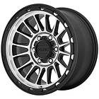 KMC KM542 Satin Black Machined 9x18 6/139.7 ET18 CB106.2