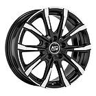 MSW by OZ 79 Black / Polished 7x18 5/112 ET43 CB57.1