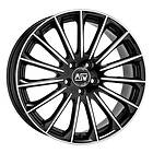 MSW by OZ 30 Gloss Black / Polished Front 8.5x18 5/114.3 ET40 CB64.1