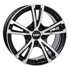 CSP 18 Gloss black / Polished 6.5x16 5/112 ET22 CB66.5