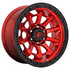 Fuel Off-Road FC695 Candy Red Black Bead Ring 9x20 6/135 ET20 CB87.1