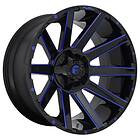 Fuel Off-Road FC644 Gloss Black Blue Tinted Clear 12x22 6/135/139.7 ET-43 CB106.