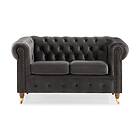 Trademax Chesterfield Deluxe Soffa 2-sits