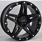 Tuff A.T. D66 Flat Black 9x18 6/139.7 ET25 CB106.1