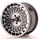 Japan Racing JR14 Machined Face Black 8x16 4/100 ET15 CB74.1