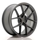 Japan Racing SL01 Matt Gun Metal 8.5x18 5/112 ET42 CB66.6