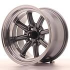 Japan Racing JR19 Gun metal 9x15 4/100 ET-13 CB73.1
