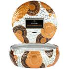 Voluspa 3 Wick Candle In Decorative Tin Spiced Pumpkin Latte