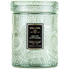 Voluspa Small Glass Jar Candle White Cypress