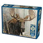 Cobble Hill Puzzles Bull Moose 500 Bitar