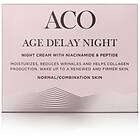 ACO Age Delay Night Cream Normal/Combination Skin 50ml