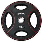 Thor Fitness Svarta PU Viktskivor 25kg