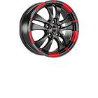 Ronal R59 Matt Black / Red 7.5x17 5/114.3 ET40 CB82.0