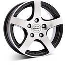 Enzo Wheels YLA Trailer Black/Polished 5.5x14 5/112 ET30 CB70.1