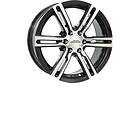 Inter Action Kargin 6-spoke Black/Polished 7.5x17 6/139.7 ET25 CB110.1