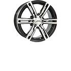 Inter Action Kargin 6-spoke Black/Polished 8x18 6/130 ET53 CB84.1