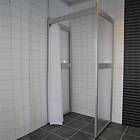 Västia Care Duschhörn 2V U-profil Duschväggar2v 140x120