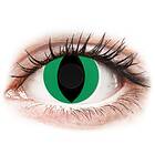 Gelflex Crazy Lens Cat Eye Green (2-pack)