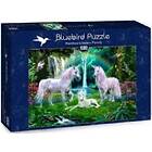 Bluebird Puzzle Pussel Unicorn Family 1000 Bitar