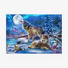 Bluebird Puzzle Pussel Winter Wolf Family 1500 Bitar