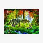 Bluebird Puzzle Pussel Summer Wolf Family 1000 Bitar