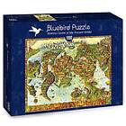 Bluebird Puzzle Pussel Atlantis Center Of The Ancient World 1000 Bitar