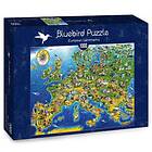 Bluebird Puzzle Pussel European Landmarks 1000 Bitar