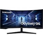 Samsung Odyssey G5 C34G55TWWU 34" Ultrawide Välvd Gaming WQHD