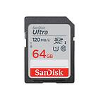 SanDisk Ultra SDXC Class 10 UHS-I U1 120Mo/s 64Go