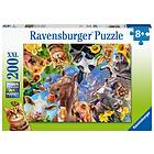 Ravensburger Puslespill Funny Farmyard Friends 200 Brikker