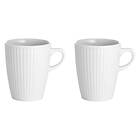 Pillivuyt Plissé Mugg 27cl 2-pack