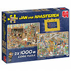 Jan Van Haasteren Pussel A day at the Museum 2x1000 Bitar