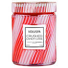 Voluspa Small Glass Jar Candle Crushed Candy Cane