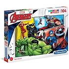 Clementoni Pussel SuperColor Marvel Avengers 104 Bitar