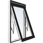Skånska Byggvaror Energi Vridfönster Aluminium 1-Luft 3-Glas 120x140cm