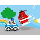 LEGO Duplo 10957 Brannhelikopter og politibil