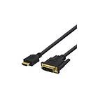 Deltaco HDMI - DVI-D Single Link 7m