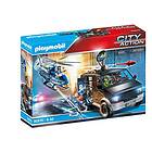 Playmobil City Action 70575 Helicopter Pursuit with Runaway Van