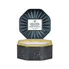 Voluspa 3 Wick Octagon Tin Candle Makassar Ebony & Peach