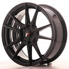 Japan Racing JR21 Gloss Black 7x17 5/118 ET35 CB74.1