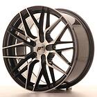 Japan Racing JR28 Black Machined 8.5x18 5/115 ET20 CB74.1