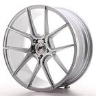 Japan Racing JR30 Machined Face Silver 8.5x20 5/112 ET40 CB66.6