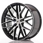 Japan Racing JR28 Black Machined 9x22 5/127 ET30 CB74.1