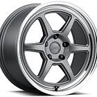 Kansei Roku Matte Grey Machine Lip 9.5x18 5/120 ET38 CB72.56