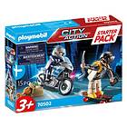 Playmobil City Action 70502 Starter Pack Motard De Police Et Voleur